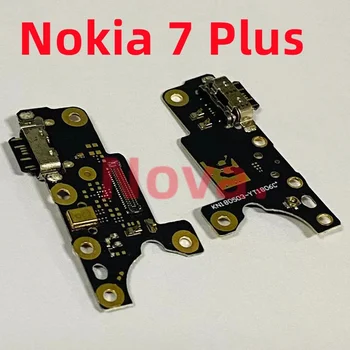 Плата быстрой Зарядки Для Nokia 7 Plus Порт USB-Зарядного Устройства Nokia 7 + С IC-Док-станцией Для Мобильного Телефона