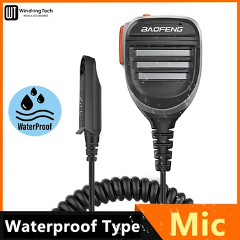 Baofeng Walkie Talkie UV 9R Pro Динамик Микрофон Водонепроницаемый PTT Динамик Микрофон для UV9R Plus UV S22 BF A58 BF 9700 GT 3WP Радио