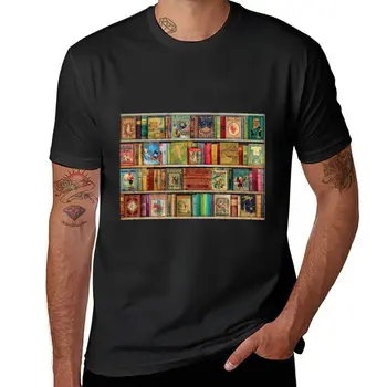 Новая футболка A Daydreamer's Book Shelf, забавная футболка, графические футболки, мужские хлопчатобумажные футболки