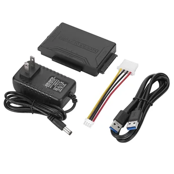 Адаптер жесткого Диска SATA / IDE К USB 3.0 US /EU/UK/AU Plug USB 3.0 К SATA / IDE Кабельный Конвертер для Универсального 2,5/3,5-Дюймового Жесткого Диска SSD