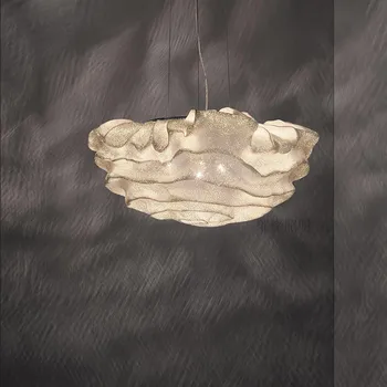 Современная минималистичная Креативная люстра для спальни Nordic Light Роскошный выставочный зал Firefly Star Decoration Светильники из нержавеющей стали