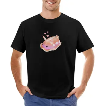 футболка happy sea slug с аниме-одеждой, рубашка с животным принтом для мальчиков, мужские хлопчатобумажные футболки