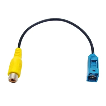 Разъем Fakra к разъему RCA Модернизированный кабель-переходник для камеры заднего вида в автомобиле, простое подключение-для C/ E/GLKS80L 12 дюймов