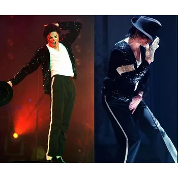 Костюм Майкла Джексона Джексон имитирует одежду Билли Кинга Костюм для танцевального представления MJ Косплей сценическое представление Бар Ночной клуб