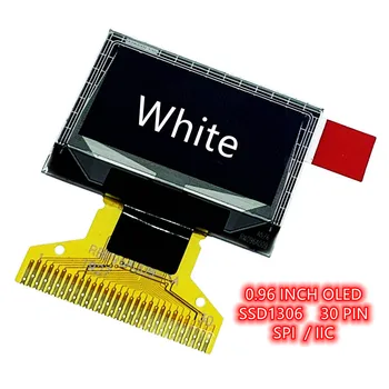 SSD1306 Drive IC 0,96-дюймовый 30-контактный OLED-экран 128 *64 Parraller 3/4 провода SPI I2C UG-2864HSWEG01