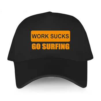 Регулируемая Бейсболка balck женские роскошные шляпы Work Sucks Go Surfing Diving мужская хип-хоп шляпа с коротким козырьком Для взрослых спортивная шляпа