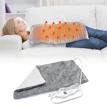 Электрическое одеяло для дома, одеяло с подогревом шеи, плеч, спины, Шелковистая плюшевая грелка, грелка, Терморегулятор для наплечного одеяла