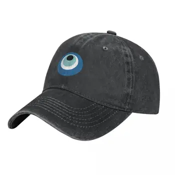 Ковбойская шляпа греческого Мати от сглаза, черная пляжная шляпа от солнца, шляпа для лошади, женская шляпа 2023, мужская