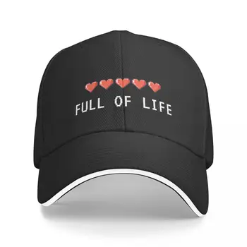 Бейсболка Full of Life с изображением геймера (черная), пляжная шляпа, кепка Snapback с козырьком, прямая поставка, женская мужская кепка