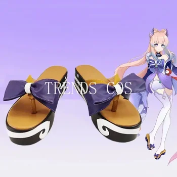 Обувь для косплея Genshin Impact Sangonomiya Kokomi Аксессуары для косплея Kokomi Обувь для косплея Kokomi Sandel Comic Con (доставка в течение 3 дней)