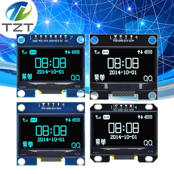 1,3-дюймовый OLED-модуль SPI/IIC I2C Связывает белый/синий цвет 128X64 1,3-дюймовый OLED-ЖК-модуль со светодиодным дисплеем 1,3 