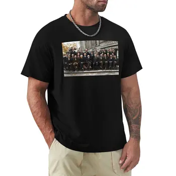 Плакат Solvay conference 1927 - футболка без имен, забавные футболки, футболки на заказ, одежда для мужчин