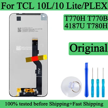 T770H T770B 4187U T780H 100% Тестовый ЖК-Дисплей Премиум-класса Для TCL 10L 10 Lite Дисплей Сенсорный Экран Дигитайзер Панель В Сборе для TCL Plex LCD