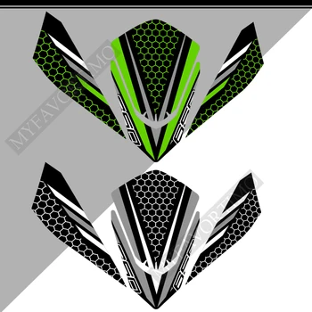 Для Kawasaki Ninja 650 Протектор Накладки на бак Наклейки Набор наклеек Эмблема на коленях Значок Логотип Защита обтекателя 2018 2019 2020 2021