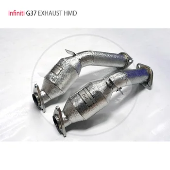 Выпускная Труба HMD для Автомобильных Аксессуаров Infiniti G37 С Коллектором Каталитического Нейтрализатора Без Коллектора Catless