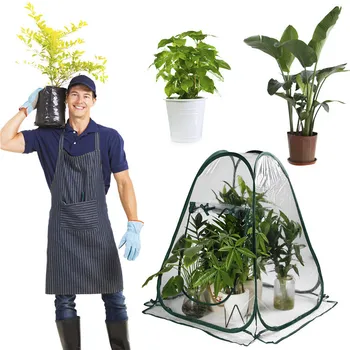 Прозрачная складная домашняя теплица для садоводства, теплая комната, мини-солнечная комната, балкон, чехол для защиты растений от рассады