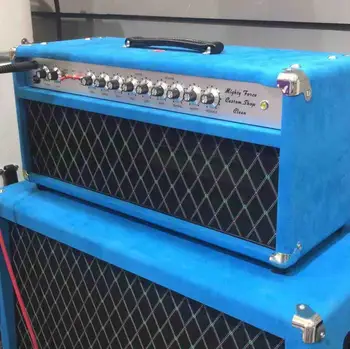 Grand Amplifier Deluxe SSS100 Steel String Singer синего цвета с коэффициентом усиления Fet, громкостью, высокими, средними, басовыми, высокими, низкими частотами, отправкой, возвратом,
