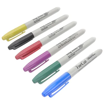 Artibetter 6шт маркерная ручка skin marker для маркировки scribe pen для