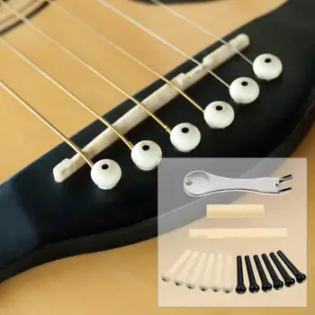 Съемник мостовых штифтов для акустической гитары, Гайка для седла гитары для классической гитары