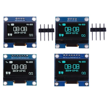 1,3-дюймовый OLED-модуль 4pin SPI/IIC I2C SSH1106 Связывает белый/синий цвет 128X64 OLED LCD Светодиодный Дисплейный модуль 1,3 