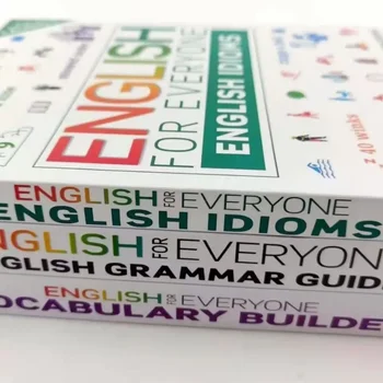 УЧЕБНИК DK English for Everyone для изучения английского языка 1 и 2 уровня, словарный запас, пояснения к грамматике, практические упражнения, 3 книги для изучения детьми