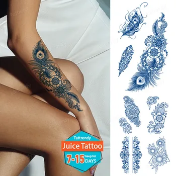 Временные чернила для татуировки, натуральный органический фруктовый гель, боди-арт, стойкие чернила для татуировки, Поддельная татуировка, наклейка на рукав руки