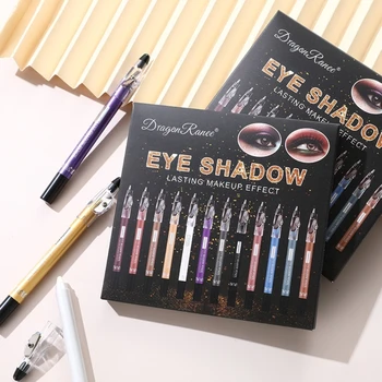 Набор теней для век Shimmer Cream, карандаш для теней, карандаш для век, осветлитель для глаз, хайлайтер для макияжа