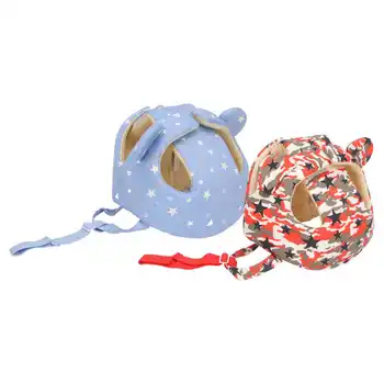 Хлопчатобумажная шапочка для малышей с тепловыделяющим верхом для детского шлема для скалолазания и ходьбы в возрасте 8-36 месяцев