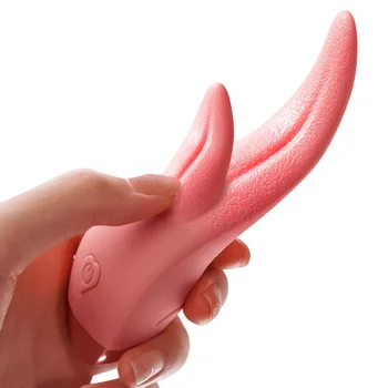 Женские секс-игрушки Реалистичный двойной язычок Грелка для лизания Вибраторы Точка G Стимулятор клитора Игрушки для взрослых для женщин Секс-машина