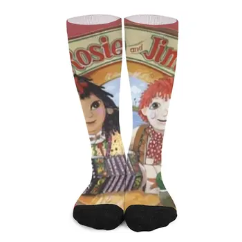 Винтажные детские телевизионные носки Rosie and Jim, компрессионные чулки для женщин, happy socks Run