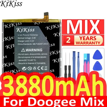 Батарея KiKiss 3880mAh для Аккумуляторов Смартфонов DOOGEE Mix + Бесплатные Инструменты