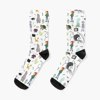 Носки с рисунком Infinity Train, мужские модные носки, мужские носки в стиле аниме