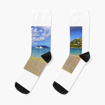 Тростниковые садовые пляжные швартовы, носки, спортивные носки, чулки, мужские носки, женские носки