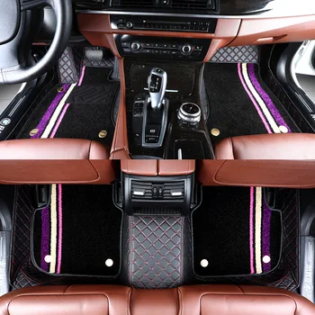 Кожаные автомобильные коврики на заказ для Kia Sportage 2012, ковры с защитой от трения, аксессуары