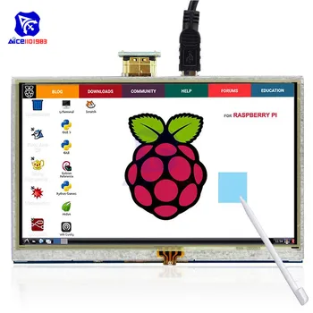 5-Дюймовый Сенсорный экран ILI9486L 800x480 TFT ЖК-дисплей Для интерфейса с ручкой для Raspberry Pi 4B 3B + 3B 2B +