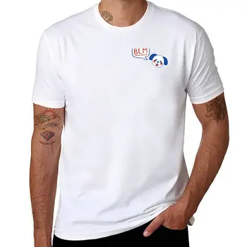 Новая футболка BLM Puppy, футболки с изображением человека, корейская модная футболка, короткие футболки для мужчин.