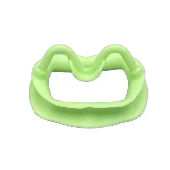 10 Шт. Стоматологическая Ортодонтическая Подставка для рта Мягкий Силиконовый Интраоральный Ретрактор для губ, Открывалка для расширения щек из силиконовой резины, Большой Зеленый