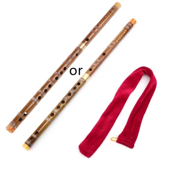 Бамбуковая флейта премиум класса Dizi Китайский деревянный духовой C D E F G для КЛАВИШ Поперечная флейта Br