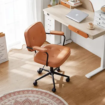 Мобильные офисные кресла с подушкой Kawaii Эргономичные Офисные кресла для чтения, компьютерные Silla Escritorio Для домашнего офиса SY50OC