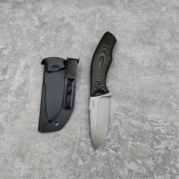 Нож PSRK 59-60HRC YTL8 Лезвие G10 Ручка Открытый EDC походный нож Инструмент выживания Охотничий тактический прямой нож