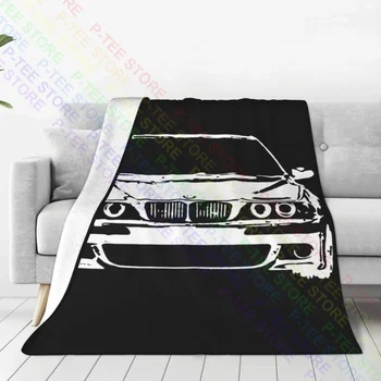 Stuff4 Трафарет Darkround Car Art M5 E39 Одеяло Плюшевое Для Спальни На Диване Приятный Для Кожи Диван Декоративный