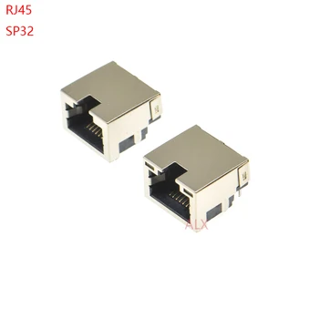 5ШТ SP32 RJ45 Сетевая розетка Ethernet 8P8C гнездовой разъем