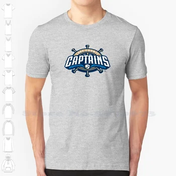 Повседневная футболка с логотипом Lake County Captains, футболки из высококачественного графического материала из 100% хлопка