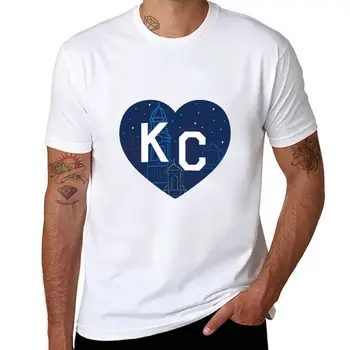 Новая футболка KC Kansas City Plaza Lights, быстросохнущая футболка, корейские модные мужские тренировочные рубашки