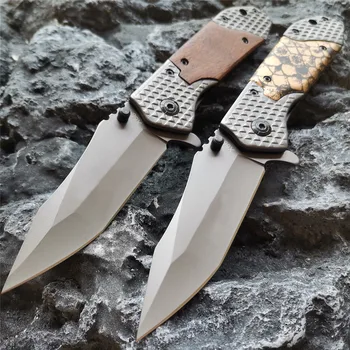 НОВЫЙ Складной карманный нож с лезвием 8CR13MOV 57HRC для выживания, охоты, кемпинга, портативных тактических EDC-ножей
