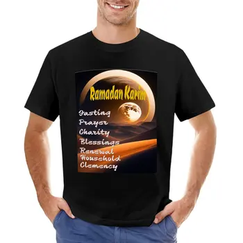 Рамадан Карим Футболка плюс размер топы графическая футболка blondie футболка мужская тренировочная рубашка