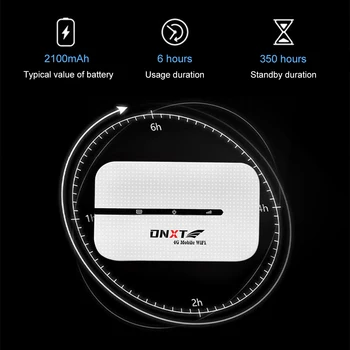 4G Wifi Маршрутизатор Цветной ЖК-дисплей LTE модем Маршрутизатор Sim-карты MIFI Карманная точка доступа Встроенный аккумулятор Портативный WiFi Мини-роутер для путешествий