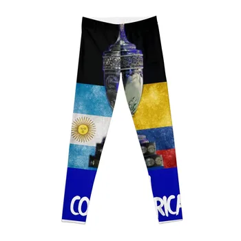 Леггинсы Copa america colombia argentina 2021 для фитнеса, спортивные штаны для спортзала, спортивные женские леггинсы с эффектом пуш-ап