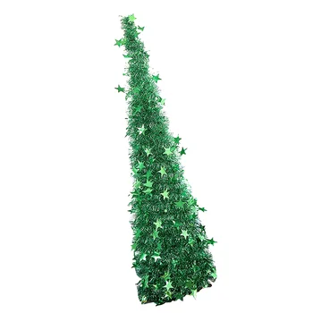Искусственная рождественская елка 120 см со встроенными светодиодными фонарями Pe Телескопическая складная