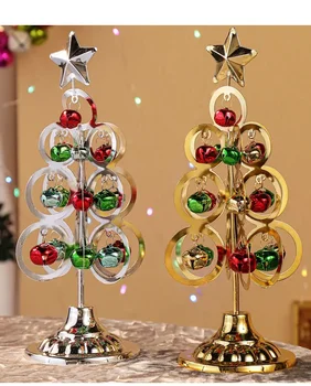 Рождественская елка ручной работы с колокольчиком декор Рождественская елка настольное мини-украшение для рождественской елки Navidad рождественские украшения Новый год